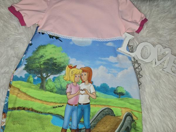 Ballonkleid Gr. 122/128 "Bibi und Tina"