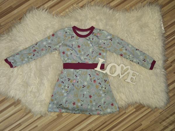 Langarmkleid Gr. 98/104 "Wintertime"
